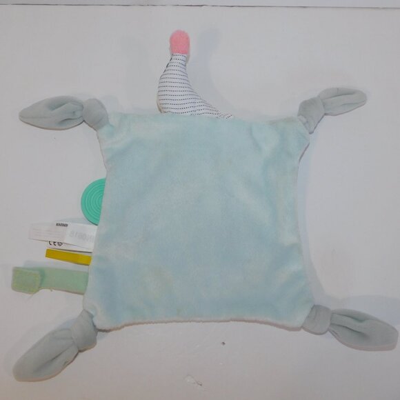 Taf Toys White Sleeping Crescent Moon Security blanket Baby Lovey nunu Soother - Picture 4 of 5